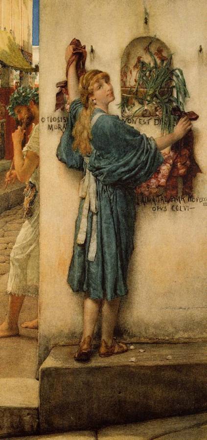 Alma-Tadema Lawrence - Un autel de rue.jpg